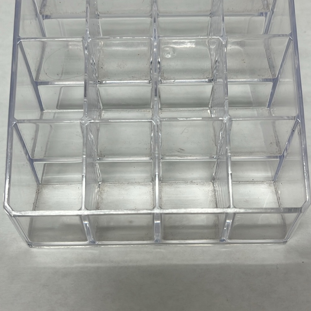 12 grid tiered Clear acrylic lipstick vanity makeup organizer - Picture 10 of 10